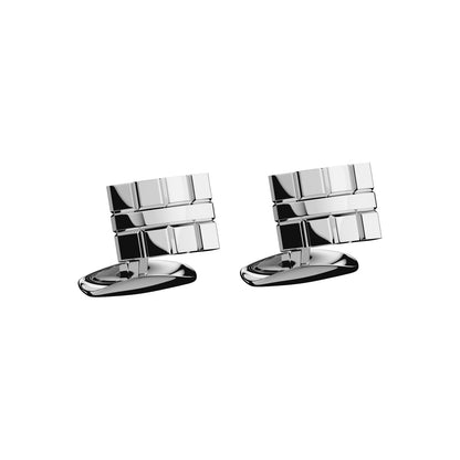 Chopard Ice Cube cufflinks in stainless steel with silver tone finish