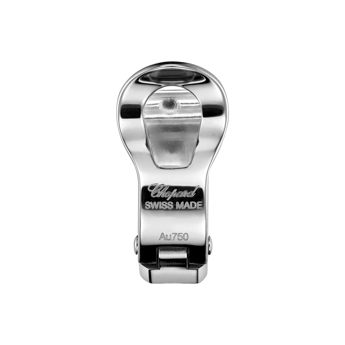 Chopard Ice Cube earring in 18k ethical white gold view 4