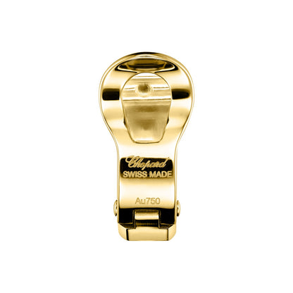 Chopard Ice Cube earring in 18k ethical yellow gold view 4