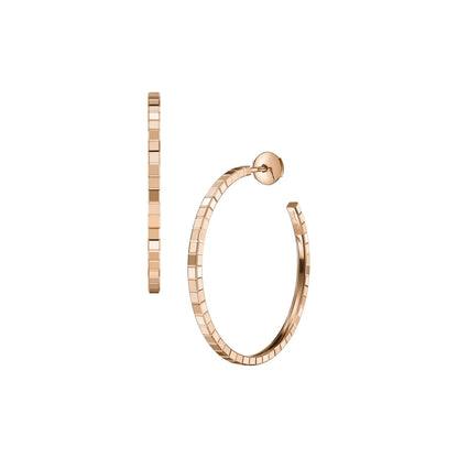 Chopard Ice Cube earrings in 18k ethical rose gold