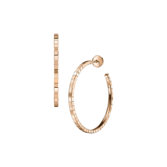 Chopard Ice Cube earrings in 18k ethical rose gold