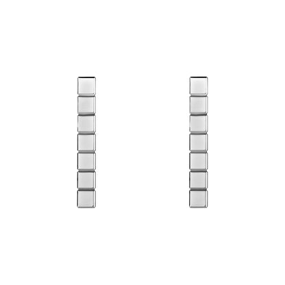 Chopard Ice Cube earrings in 18k ethical white gold view 3