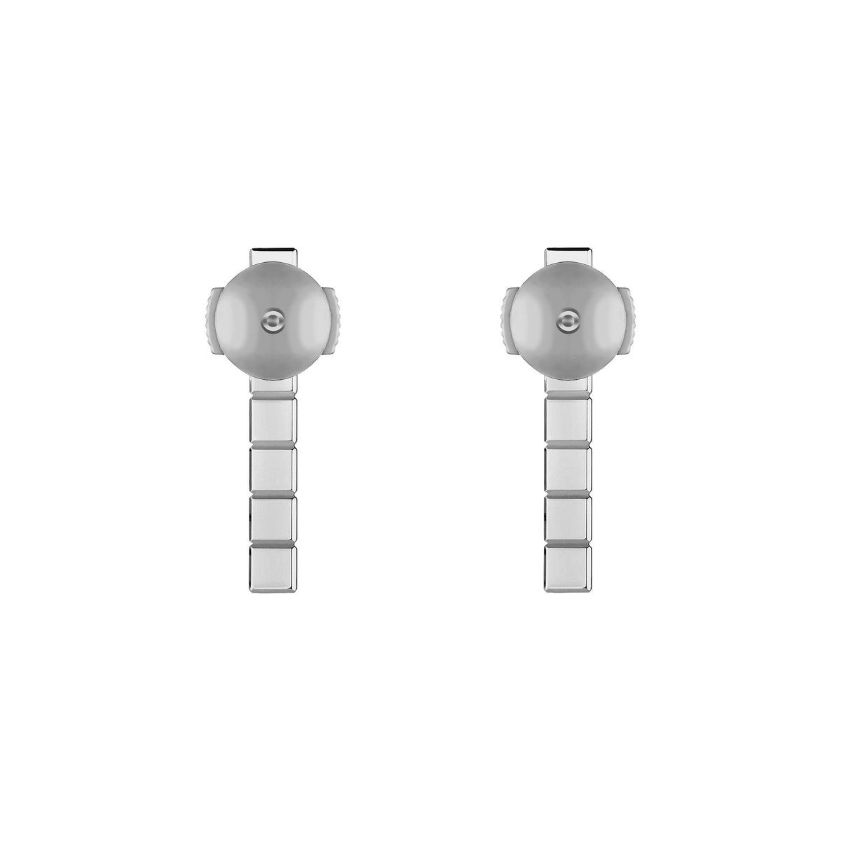 Chopard Ice Cube earrings in 18k ethical white gold view 4