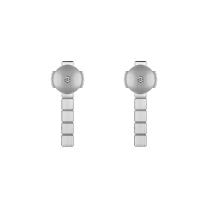Chopard Ice Cube earrings in 18k ethical white gold view 4