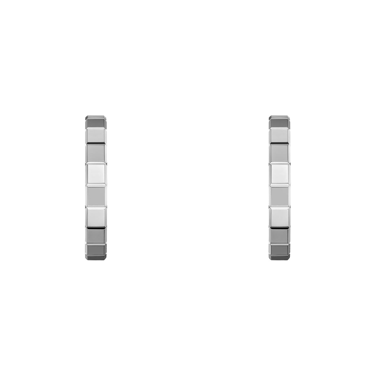 Chopard Ice Cube earrings in 18k ethical white gold view 3