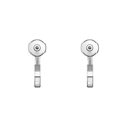 Chopard Ice Cube earrings in 18k ethical white gold view 4