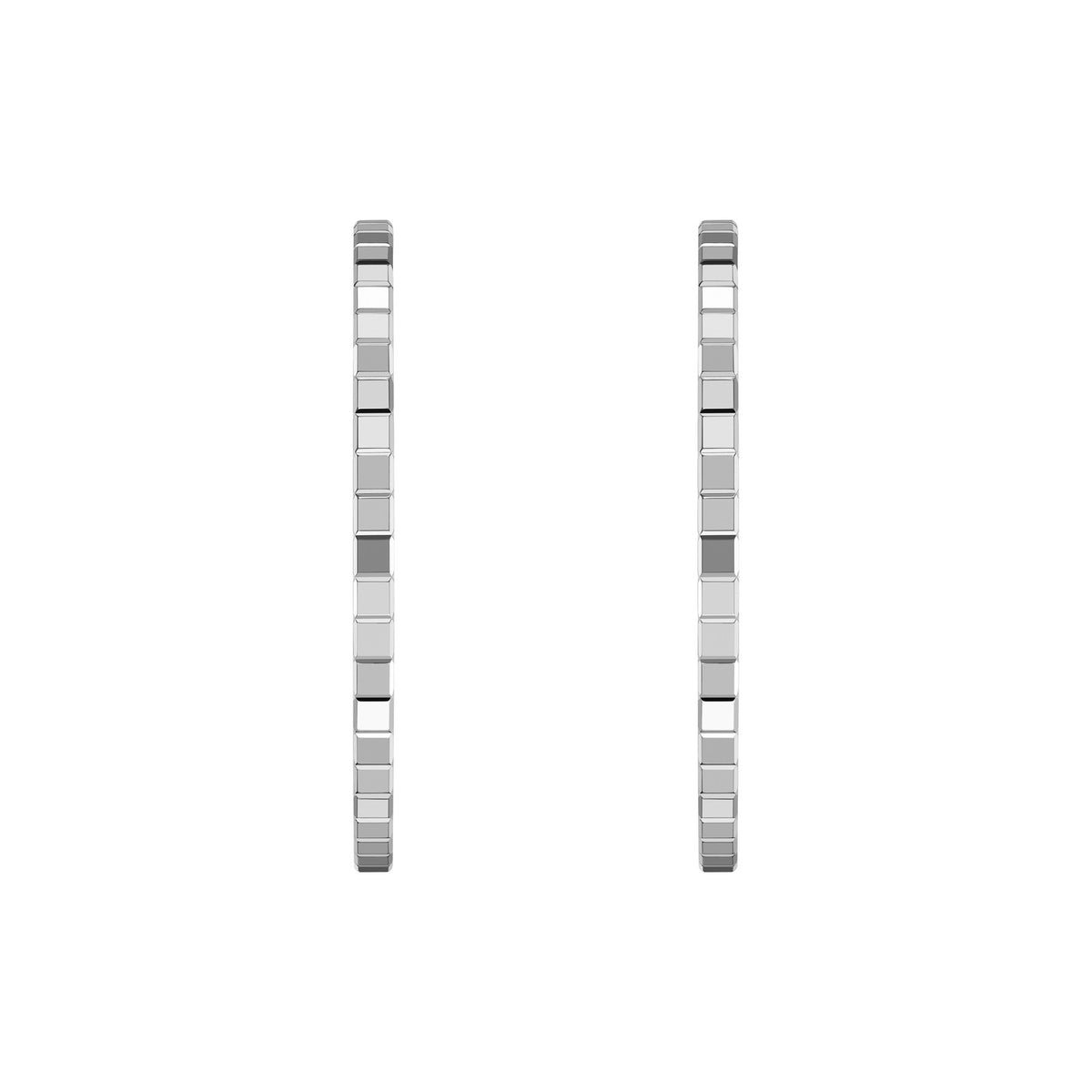 Chopard Ice Cube earrings in 18k ethical white gold view 3