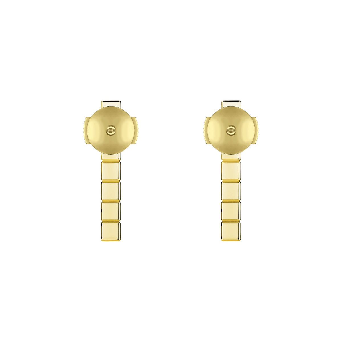 Chopard Ice Cube earrings in 18k ethical yellow gold view 4