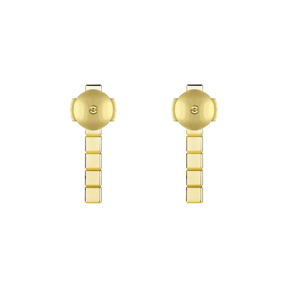 Chopard Ice Cube earrings in 18k ethical yellow gold view 4