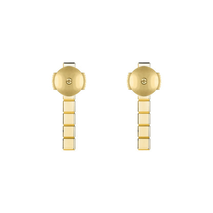 Chopard Ice Cube earrings in 18k ethical yellow gold with diamonds view 4