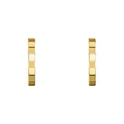 Chopard Ice Cube earrings in 18k ethical yellow gold view 3