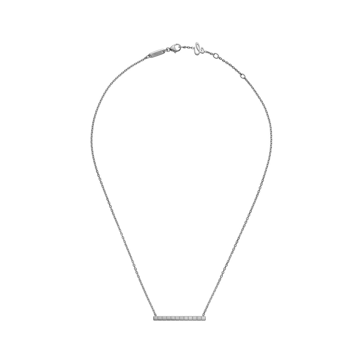 Chopard Ice Cube necklace in 18k ethical white gold view 3