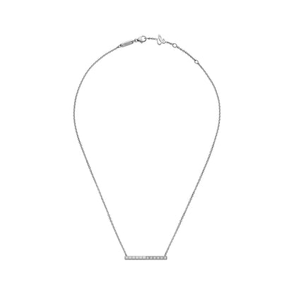Chopard Ice Cube necklace in 18k ethical white gold with diamonds view 3
