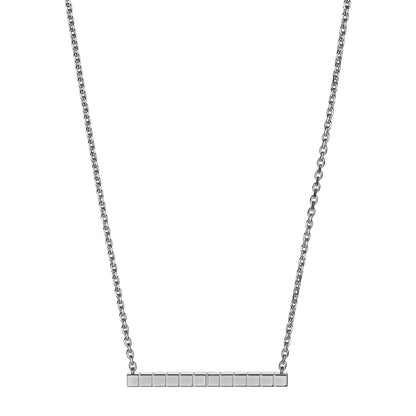 Chopard Ice Cube necklace in 18k ethical white gold with diamonds view 4