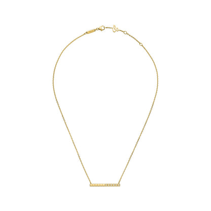 Chopard Ice Cube necklace in 18k ethical yellow gold with diamonds view 3
