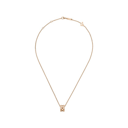 Chopard Ice Cube pendant in 18k ethical rose gold, view 3