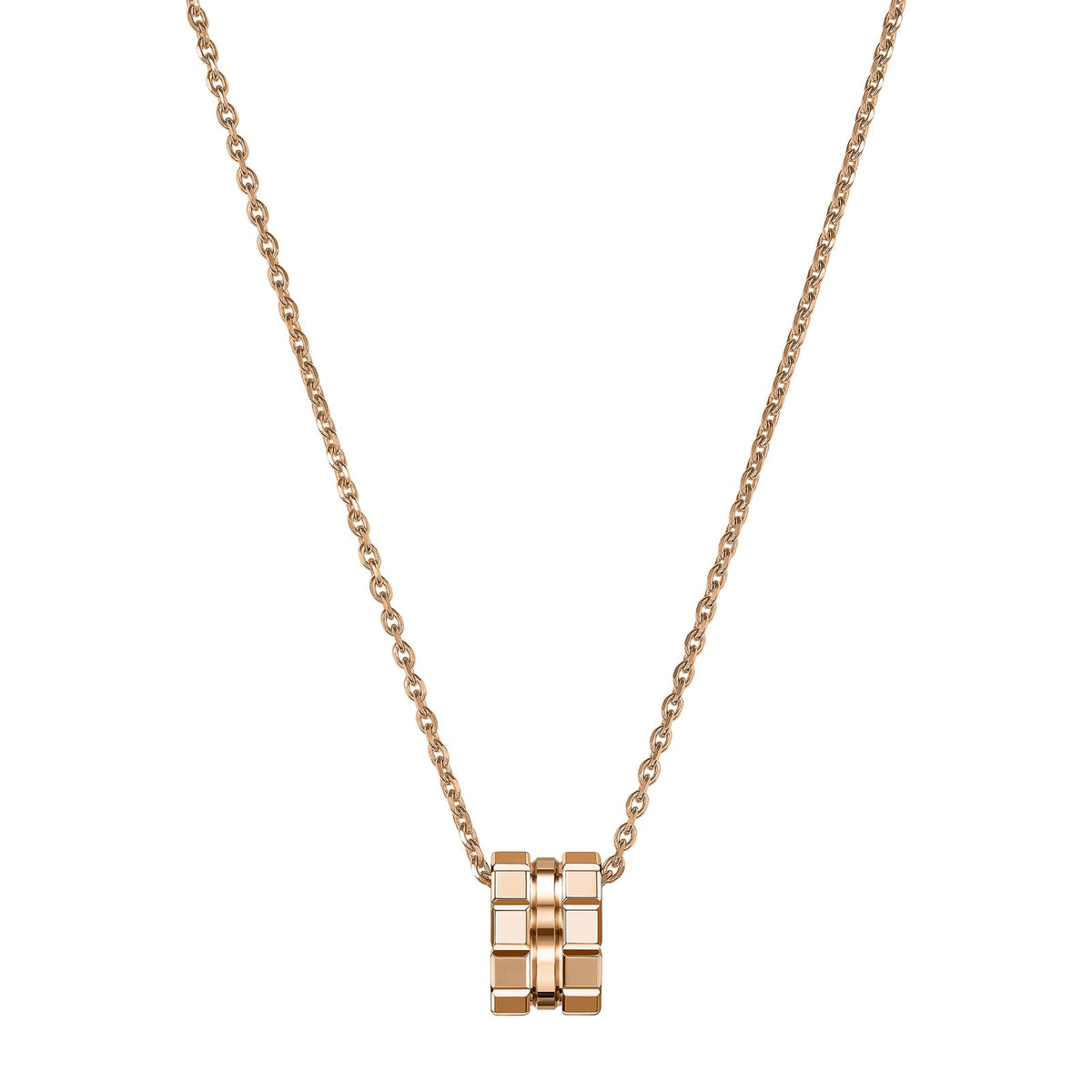 Chopard Ice Cube pendant in 18k ethical rose gold, view 4
