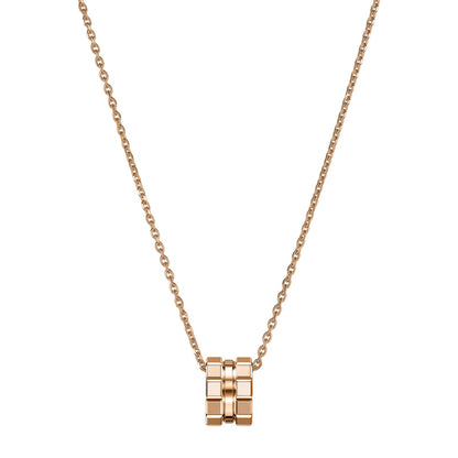 Chopard Ice Cube pendant in 18k ethical rose gold, view 4