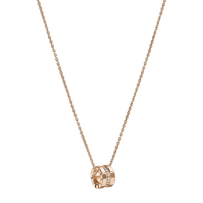 Chopard Ice Cube pendant in 18k ethical rose gold with diamonds view 2