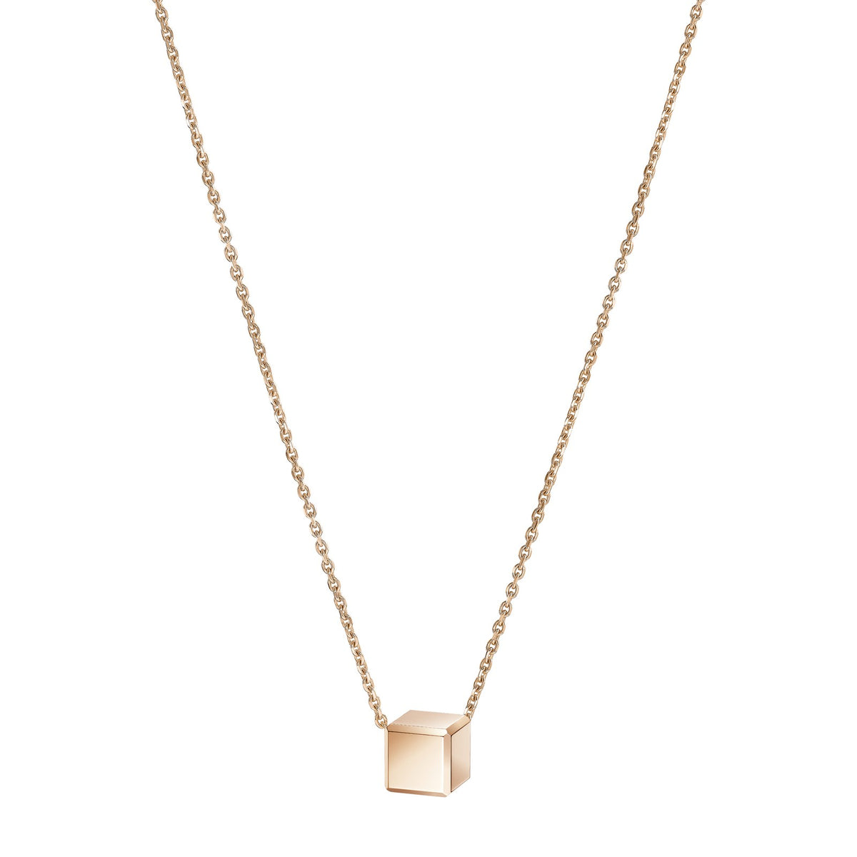 Chopard Ice Cube pendant in 18k ethical rose gold, view 2