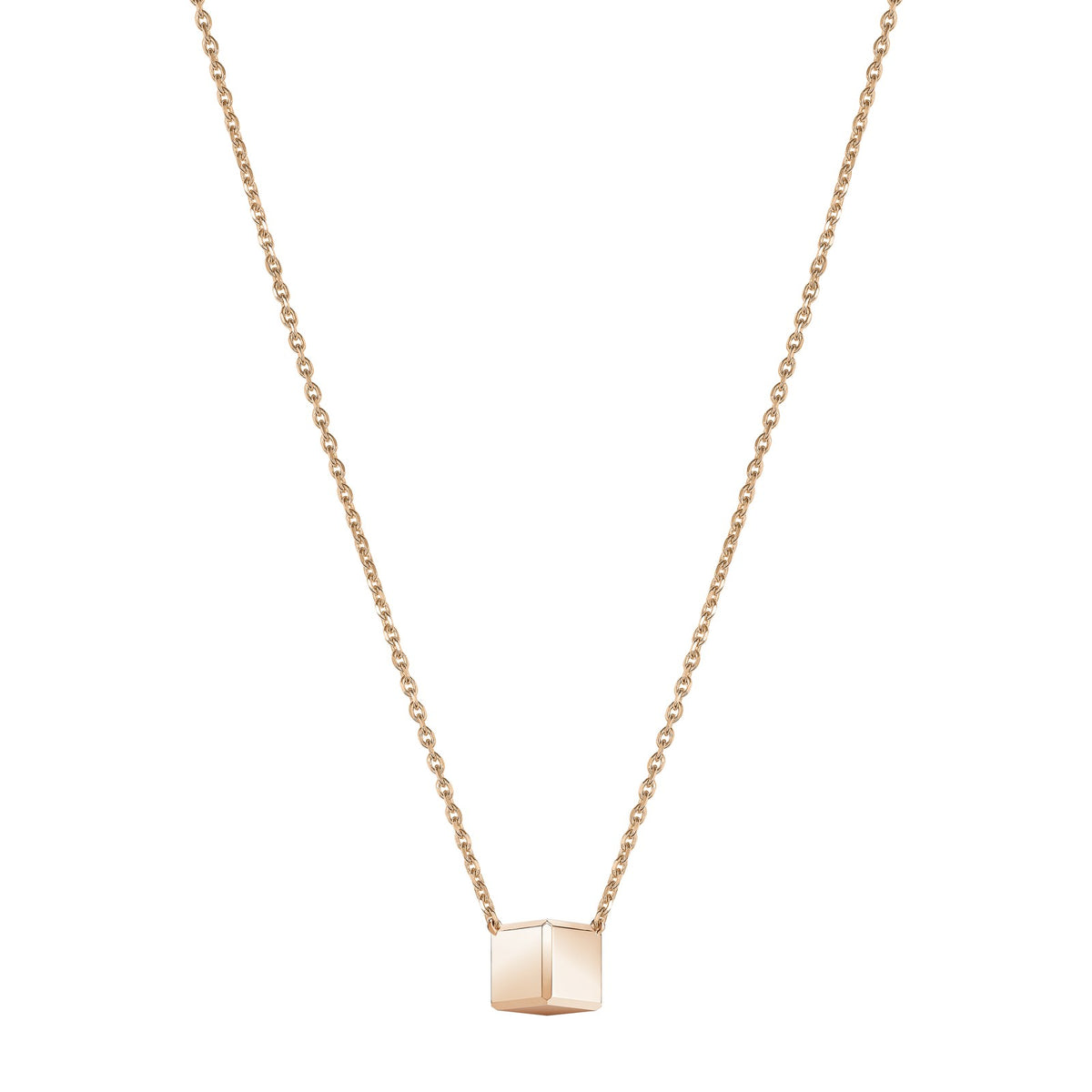 Chopard Ice Cube pendant in 18k ethical rose gold, view 4