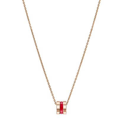 Chopard Ice Cube pendant in 18k ethical rose gold and ceramic