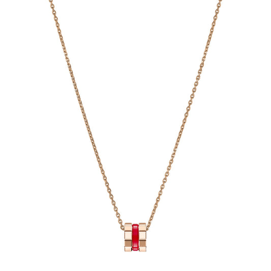 Chopard Ice Cube pendant in 18k ethical rose gold and ceramic
