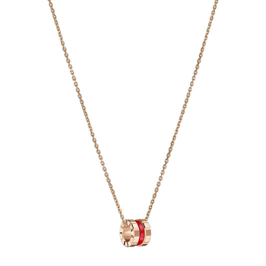 Chopard Ice Cube pendant in 18k ethical rose gold and ceramic, view 2
