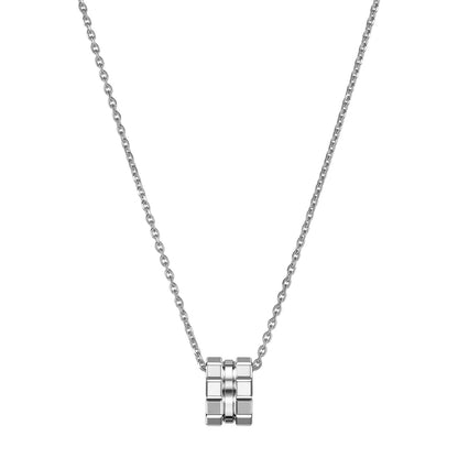 Chopard Ice Cube pendant in 18k ethical white gold, view 4