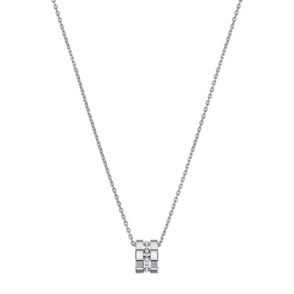 Chopard Ice Cube pendant in 18k ethical white gold with diamonds