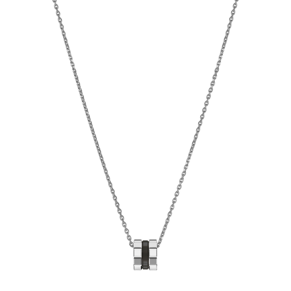 Chopard Ice Cube pendant in 18k ethical white gold and ceramic
