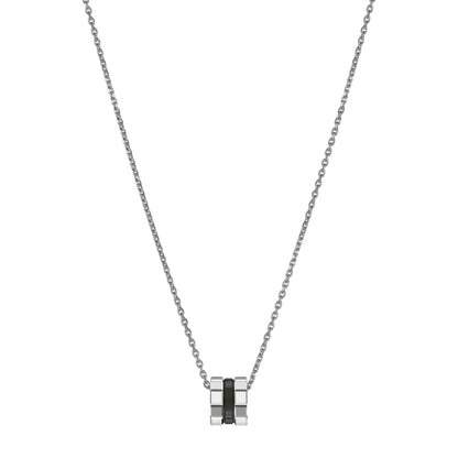 Chopard Ice Cube pendant in 18k ethical white gold and ceramic