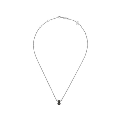 Chopard Ice Cube pendant in 18k ethical white gold and ceramic, view 3