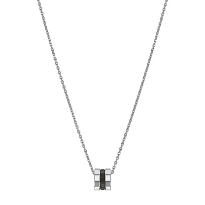 Chopard Ice Cube pendant in 18k ethical white gold and ceramic, view 4