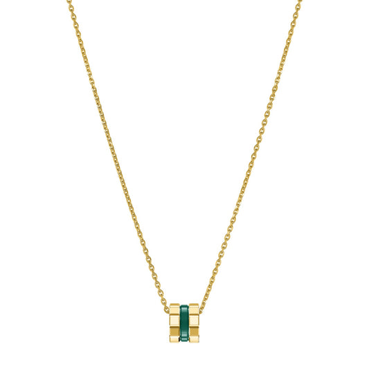 Chopard Ice Cube pendant in ethical yellow gold and ceramic