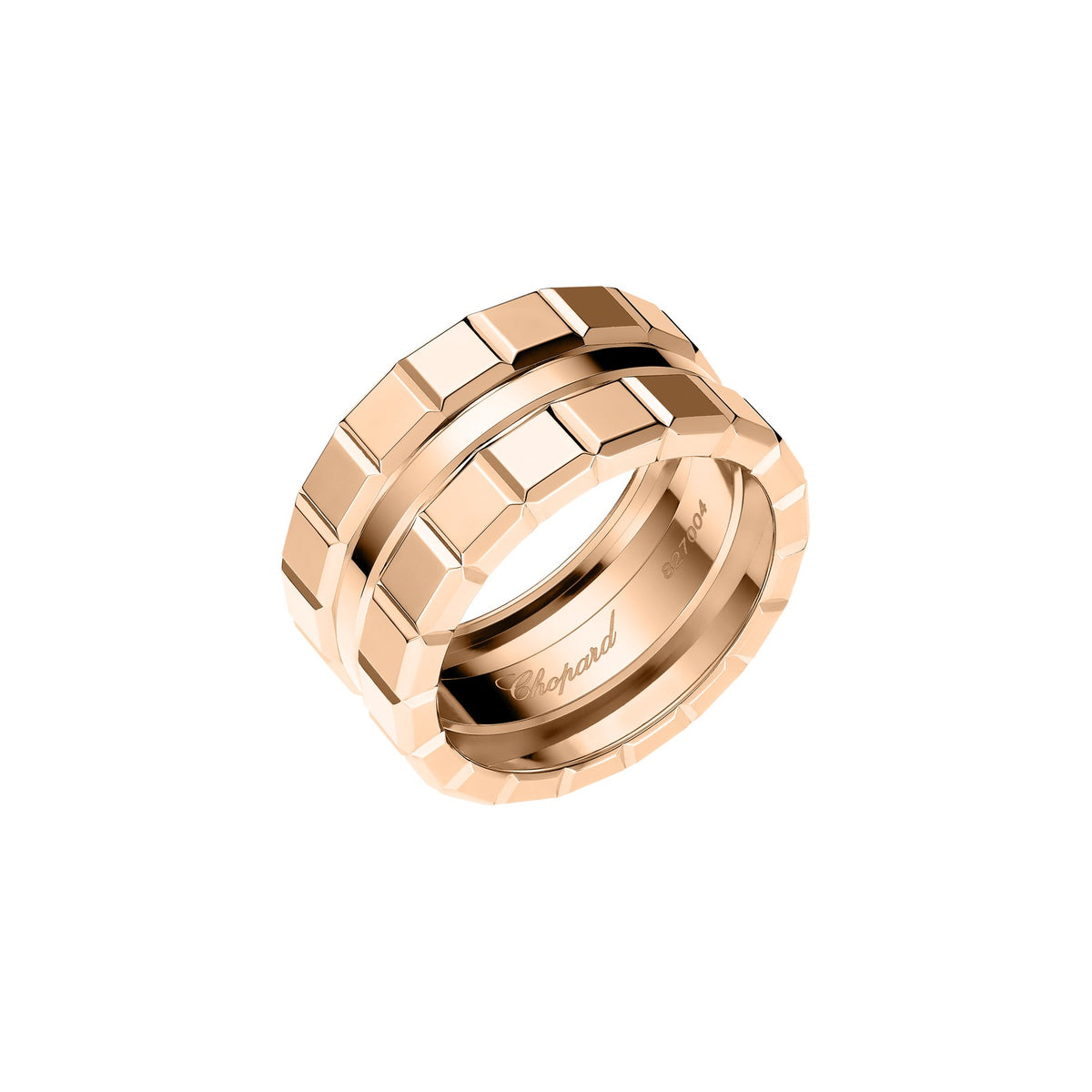 Chopard Ice Cube ring in 18k ethical rose gold