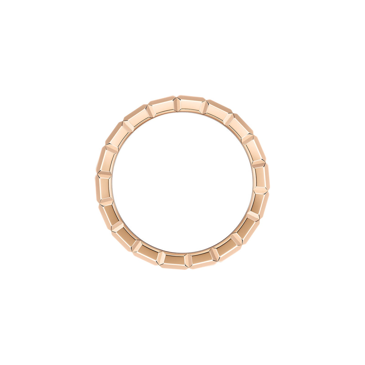 Chopard Ice Cube ring in 18k ethical rose gold with diamonds, view 3