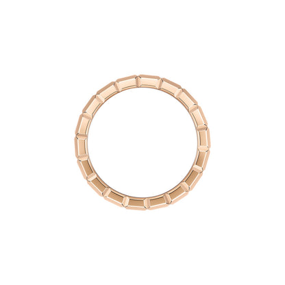 Chopard Ice Cube ring in 18k ethical rose gold with diamonds, view 3