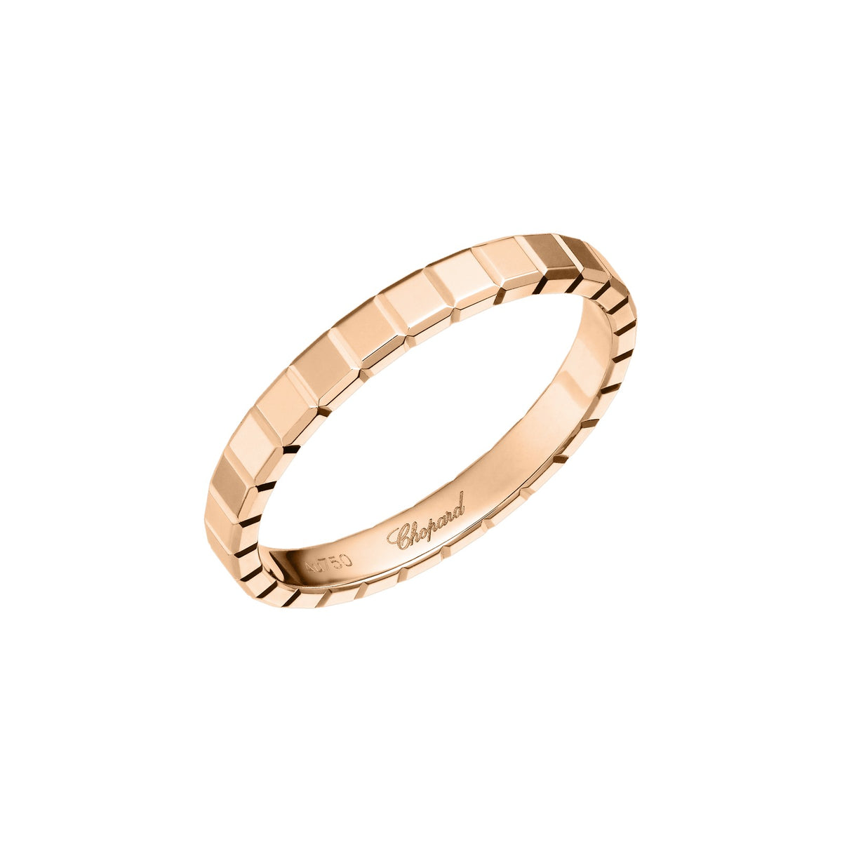 Chopard Ice Cube ring in 18k ethical rose gold