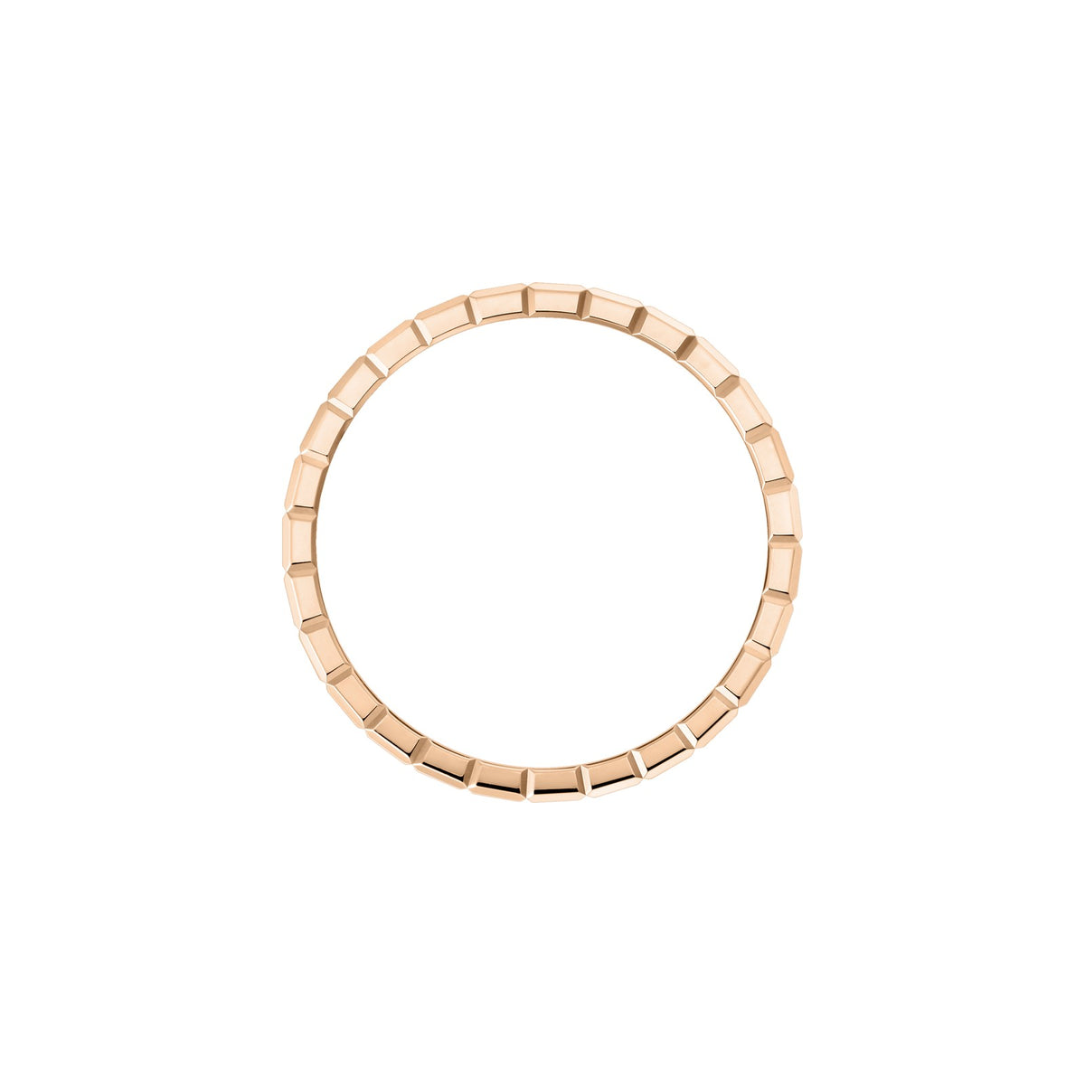 Chopard Ice Cube ring in 18k ethical rose gold with diamonds, view 3