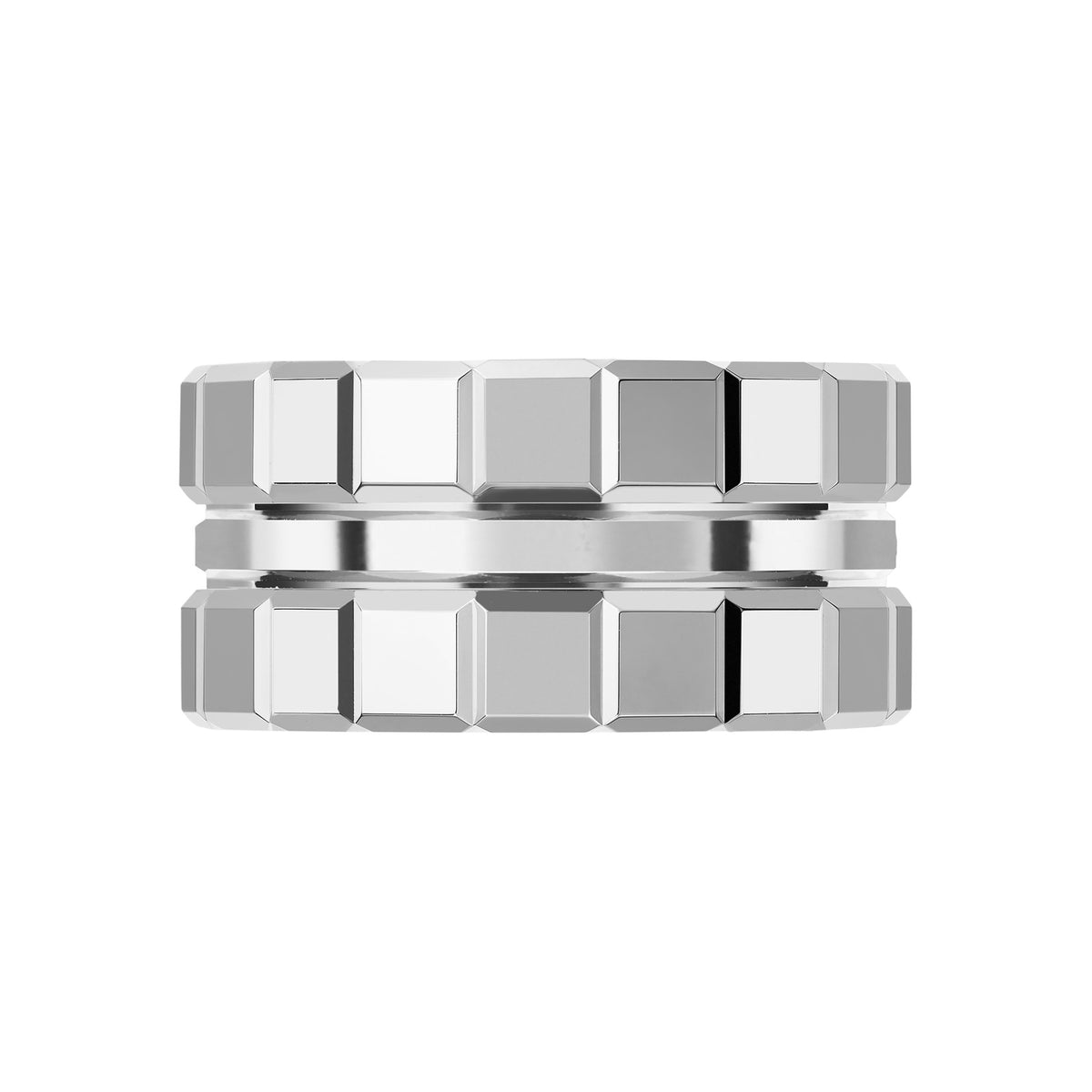 Chopard Ice Cube ring in 18k ethical white gold, view 2