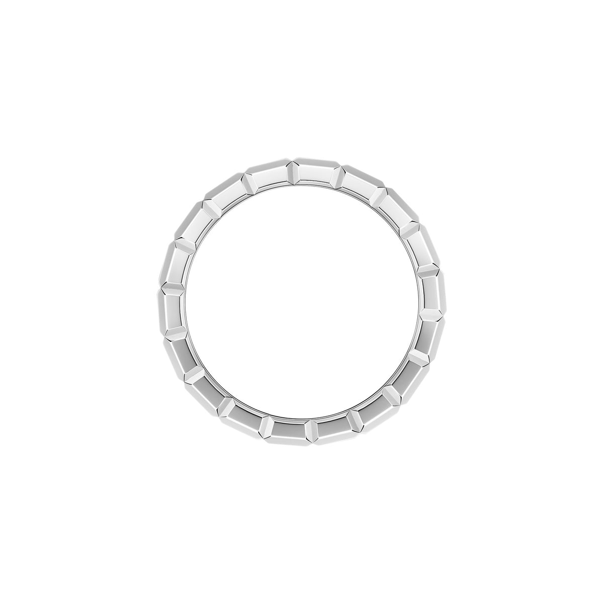 Chopard Ice Cube ring in 18k ethical white gold, view 3