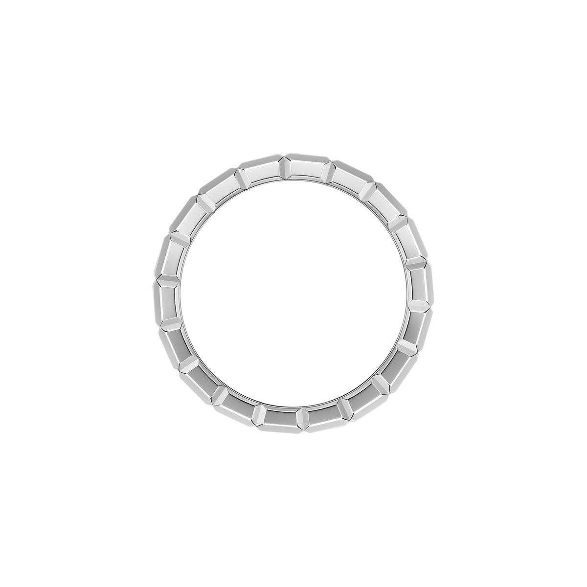 Chopard Ice Cube ring in 18k ethical white gold with diamonds, view 3