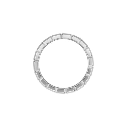 Chopard Ice Cube ring in 18k ethical white gold with diamonds, view 3