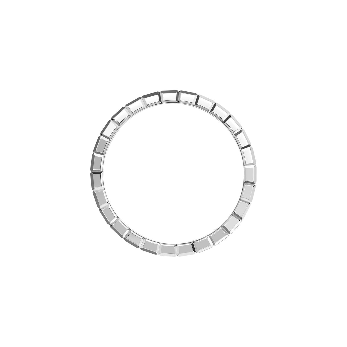 Chopard Ice Cube ring in 18k ethical white gold with diamonds, view 3