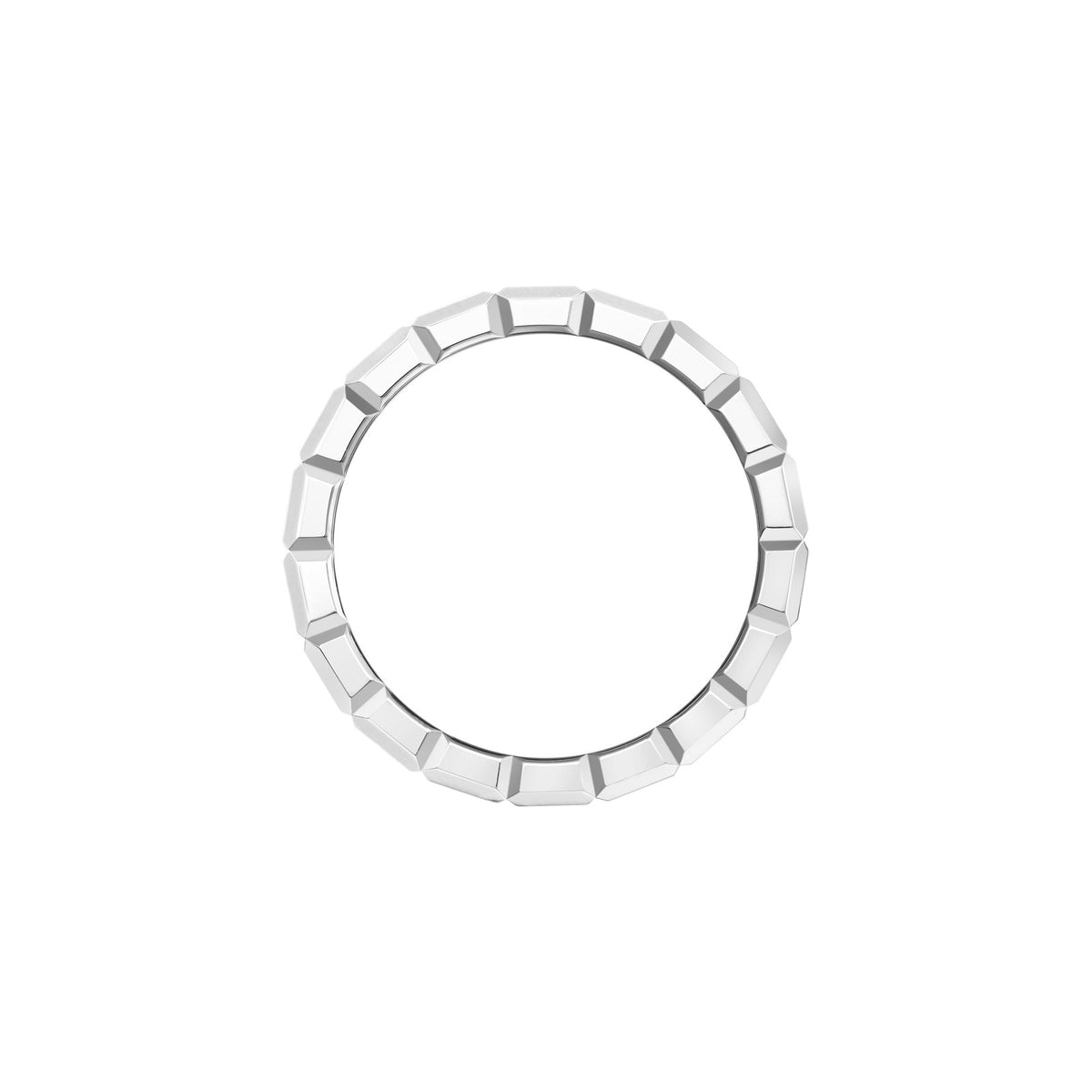 Chopard Ice Cube ring in 18k ethical white gold, view 3