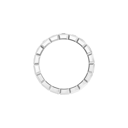 Chopard Ice Cube ring in 18k ethical white gold with diamonds, view 3