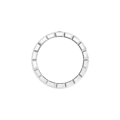 Chopard Ice Cube ring in 18k ethical white gold with diamonds, view 3