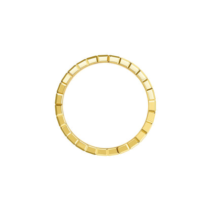 Chopard Ice Cube ring in 18k ethical yellow gold with diamonds, view 3