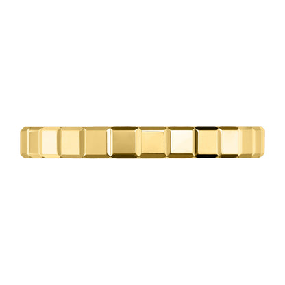 Chopard Ice Cube ring in 18k ethical yellow gold, view 2